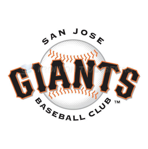San Jose Giants Iron-on Stickers (Heat Transfers)NO.7681